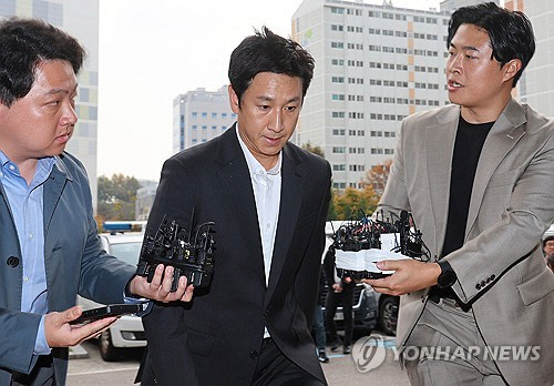 경찰에 재출석하는 이선균. [연합뉴스]